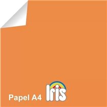 Papel Color IRIS 80 g. Paquete x500 Hojas Color Naranja