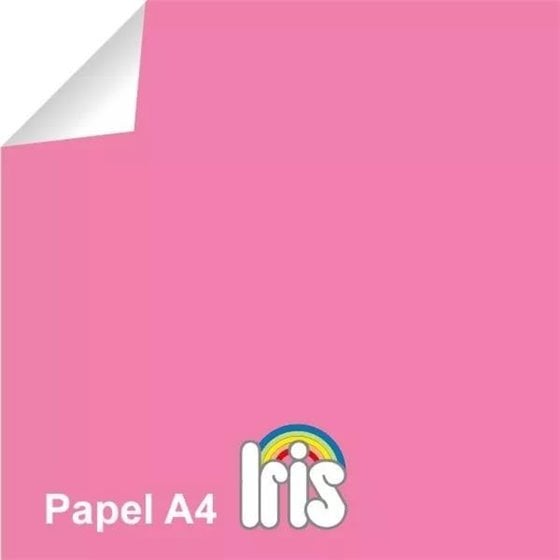 Papel Color IRIS 80 g. Paquete x500 Hojas Color Rosa