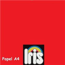 Papel Color IRIS 80 g. Paquete x500 Hojas Color Tomate