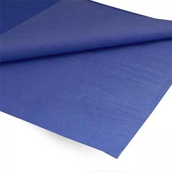 Papel Seda ARTES 51 x 76 cm. Mano x25 Hojas Color Azul Oscuro