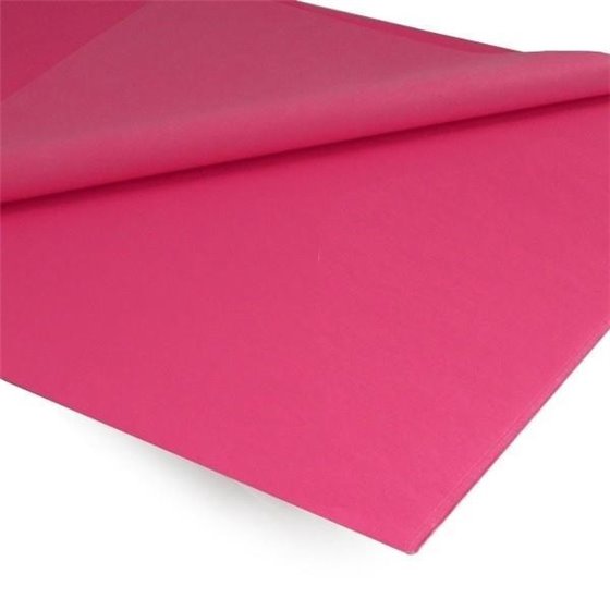 Papel Seda ARTES 51 x 76 cm. Mano x25 Hojas Color Fucsia