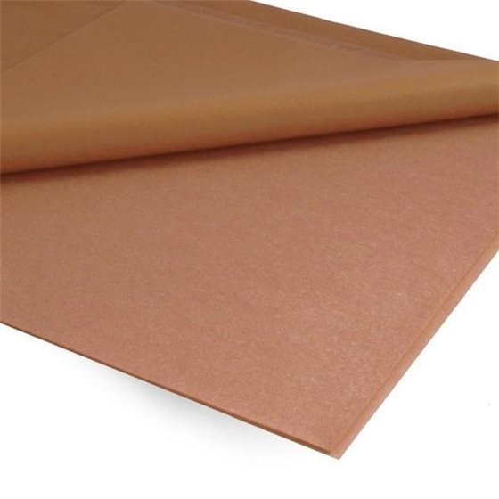 Papel Seda ARTES 51 x 76 cm. Mano x25 Hojas Color Marrón