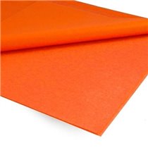 Papel Seda ARTES 51 x 76 cm. Mano x25 Hojas Color Naranja
