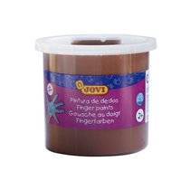 Pintura Dedos JOVI Bote x125 ml. Color Marrón