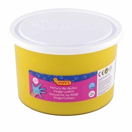 Pintura Dedos JOVI Bote x500 ml. Color Amarillo