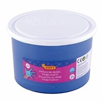 Pintura Dedos JOVI Bote x500 ml. Color Azul