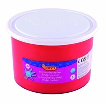 Pintura Dedos JOVI Bote x500 ml. Color Bermellón