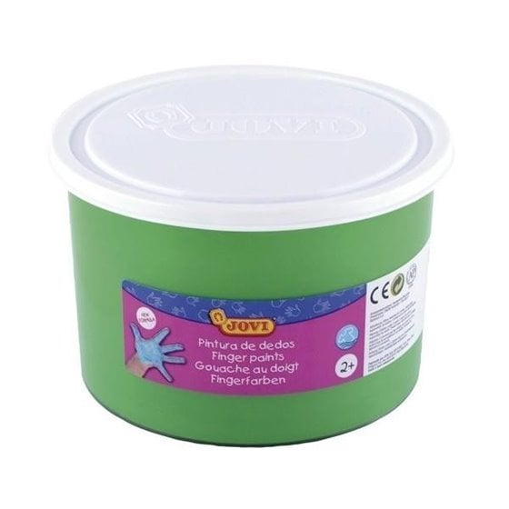 Pintura Dedos JOVI Bote x500 ml. Color Verde