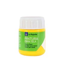 Pintura Para Tela LA PAJARITA 25 ml. Color Amarillo Real