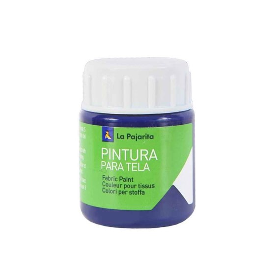 Pintura Para Tela LA PAJARITA 25 ml. Color Azul Victoria