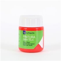 Pintura Para Tela LA PAJARITA 25 ml. Color Escarlata
