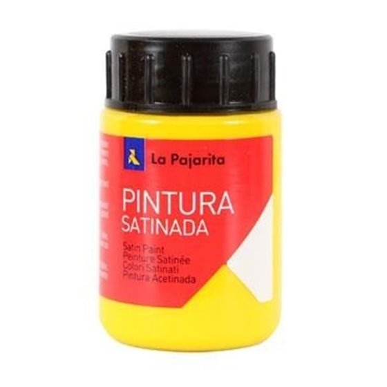 Pintura Satinada LA PAJARITA 35 ml. Color Amarillo Oro