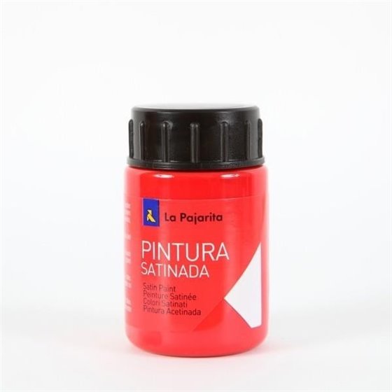 Pintura Satinada LA PAJARITA 35 ml. Color Bermellón