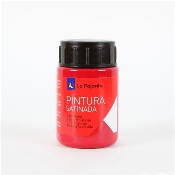 Pintura Satinada LA PAJARITA 35 ml. Color Carmín