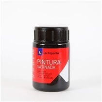 Pintura Satinada LA PAJARITA 35 ml. Color Negro