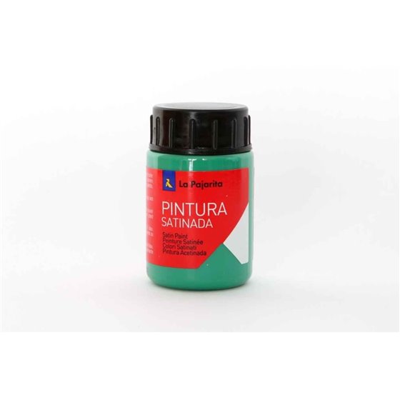 Pintura Satinada LA PAJARITA 35 ml. Color Verde Vivo