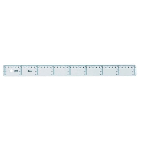 Regla SAFTA Trasnparente Tamaño 40 cm.