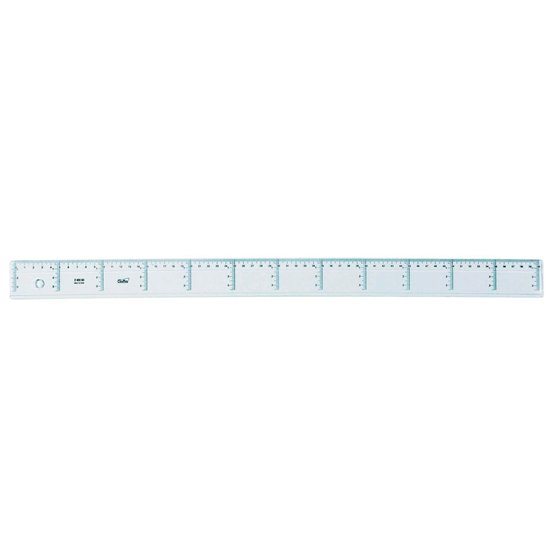 Regla SAFTA Trasnparente Tamaño 60 cm.