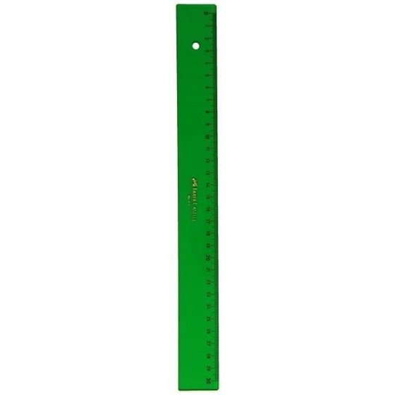 Regla Técnica FABER-CASTELL Verde Tamaño 30 cm.