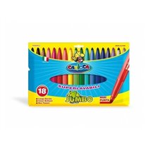 Rotuladores CARIOCA Jumbo Envase 18 COLORES
