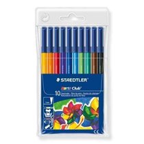 Rotuladores STAEDTLER Noris Club Envase 10 COLORES