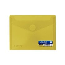 Sobre Portadocumentos Plástico OFFICE BOX A6 Cierre Velcro Color Amarillo