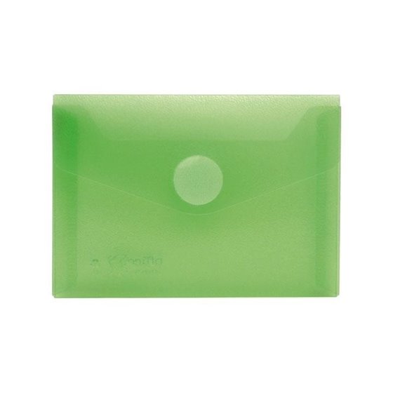 Sobre Portadocumentos Plástico OFFICE BOX A7 Cierre Velcro Color Verde