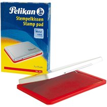 Tampón Tinta Sellos PELIKAN Nº2 7 x 11 cm. Color Rojo