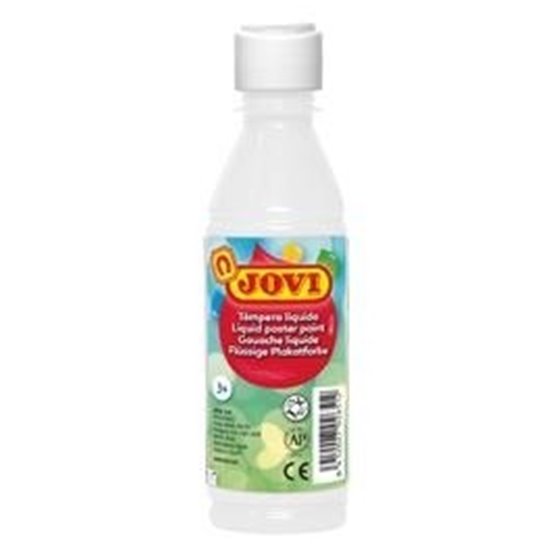 Témpera Liquida JOVI Bote x250 ml. Color Blanco