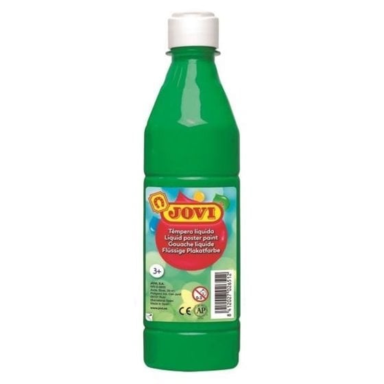 Témpera Liquida JOVI Bote x500 ml. Color Verde Medio