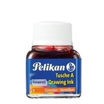 Tinta China 523 PELIKAN 10 ml. Color Bermellón