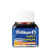 Tinta China 523 PELIKAN 10 ml. Color Siena Tostada