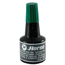 Tinta Para Sellar HORSE 30 ml. Color Verde