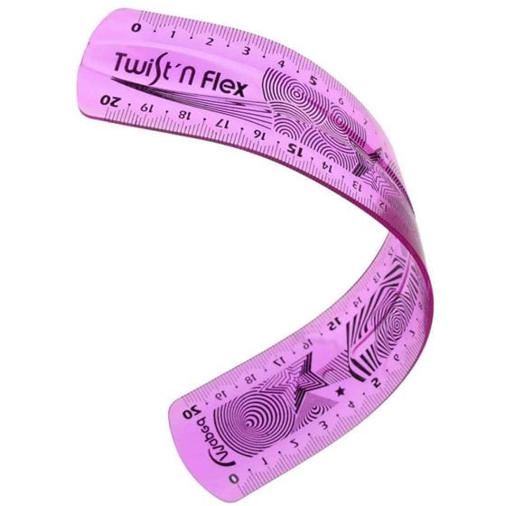Regla Escolar MAPED Twist'n Flex Tamaño 15 cm.