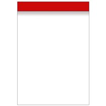 Bloc Notas Perforado PACSA Folio 80H 60 g. Modelo Liso