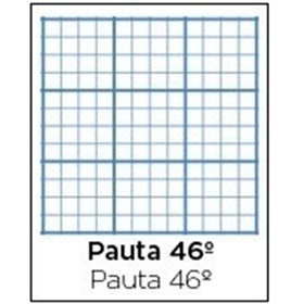 Bloc TAUROPLASTIC 4º 80H 90 g. Tapa Plástico Modelo Pauta 46º