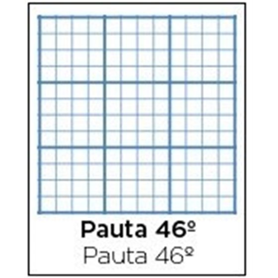 Bloc TAUROPLASTIC 4º 80H 90 g. Tapa Plástico Modelo Pauta 46º