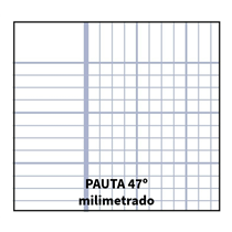 Bloc TAURO Extra Folio 80H 60 g. Tapa Dura Modelo Milimetrado