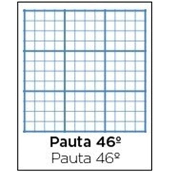 Bloc TAUROPLASTIC Folio 80H 90 g. Tapa Plástico Modelo Pauta 46º