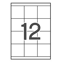 Etiquetas Impresora MULTI3 Caja x100 Hojas Tamaño 70 x 67,7 mm.