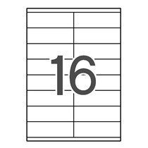 Etiquetas Impresora APLI Caja x100 Hojas Tamaño 105 x 35 mm.