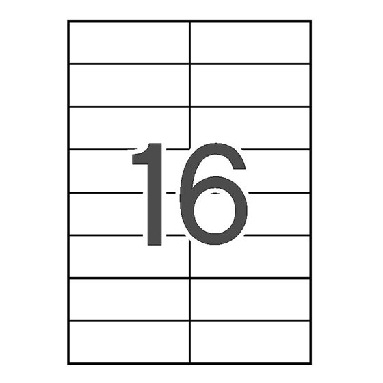 Etiquetas Impresora APLI Caja x100 Hojas Tamaño 105 x 37 mm.