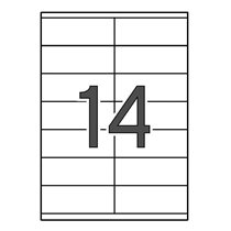 Etiquetas Impresora APLI Caja x100 Hojas Tamaño 105 x 40 mm.