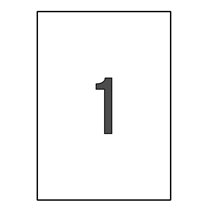 Etiquetas Impresora APLI Caja x100 Hojas Tamaño 210 x 297 mm.