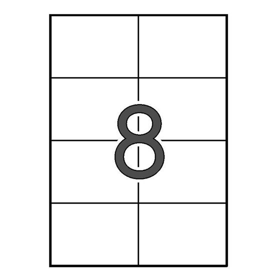 Etiquetas Impresora APLI Caja x100 Hojas Tamaño 105 x 74 mm.