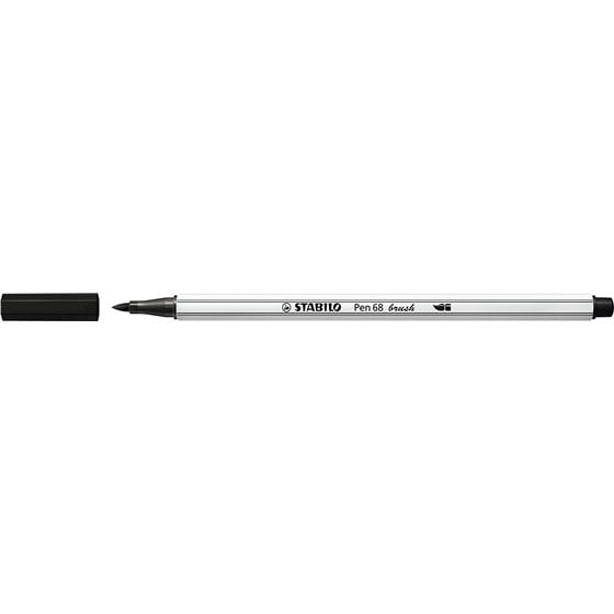 Rotulador STABILO Pen 68 Brush Punta Pincel Envase 24 COLORES