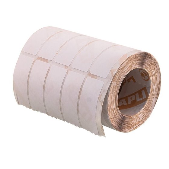 Rollo Etiquetas Manuales APLI Tamaño 22 x 32 mm. Rollo x2000