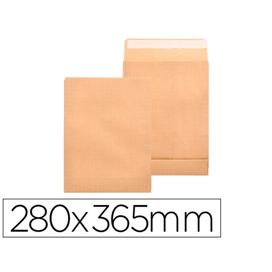 Sobre Liderpapel Bolsa Fuelle Kraft Armado 280X365X50Mm Solapa Tira De Silicona Papel 155 Gr Caja De 50 Unidades
