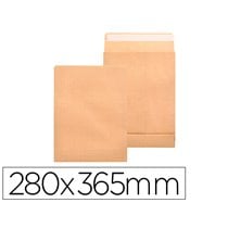 Sobre Liderpapel Bolsa Fuelle Kraft Armado 280X365X50Mm Solapa Tira De Silicona Papel 155 Gr Caja De 50 Unidades