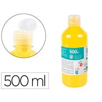 Pintura Dedos Liderpapel Botella De 500 Ml Amarillo
